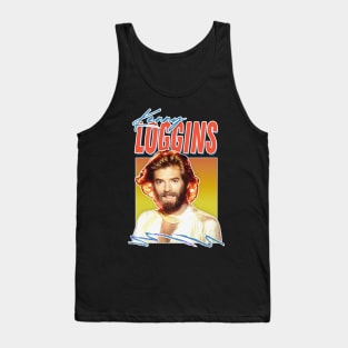 Kenny Loggins / 70s Retro Aesthetic Fan Art Design Tank Top